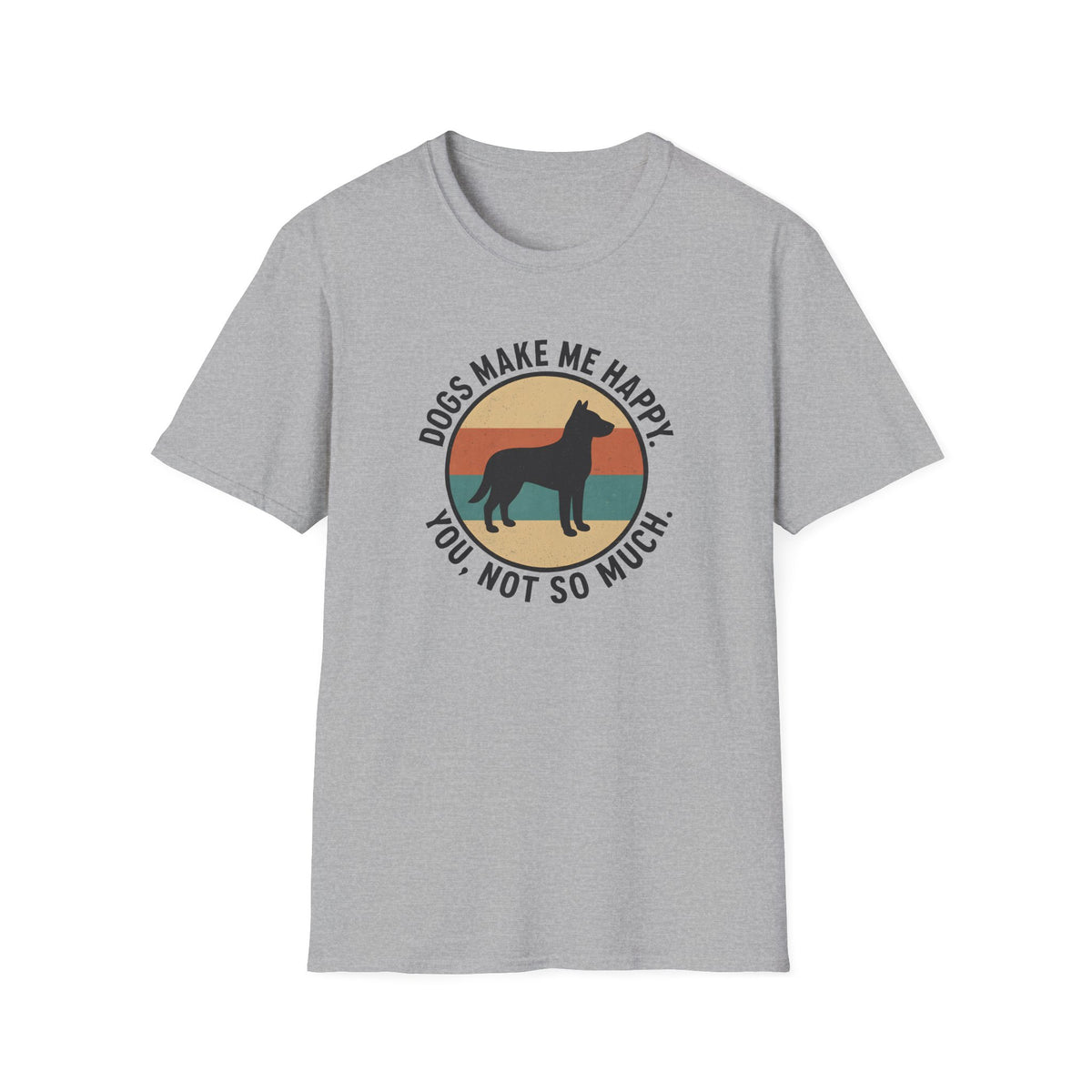 Dogs Make Me Happy T-Shirt
