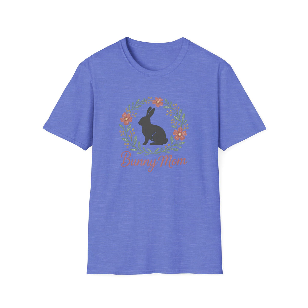 Bunny Mom Floral Wreath T-Shirt