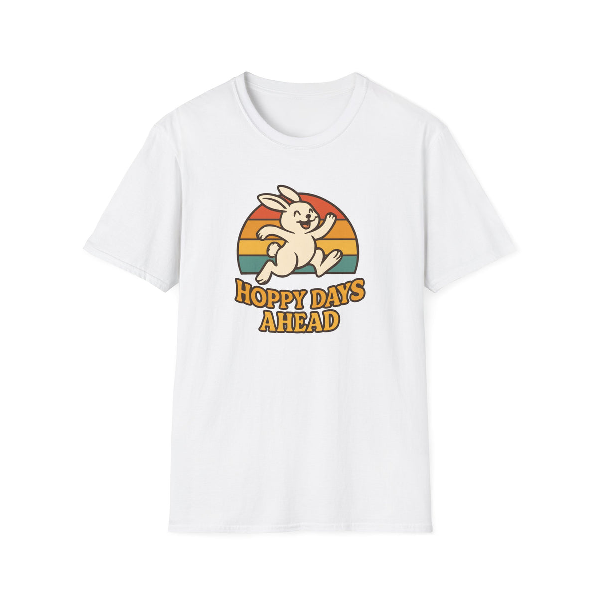 Happy Bunny Running T-Shirt