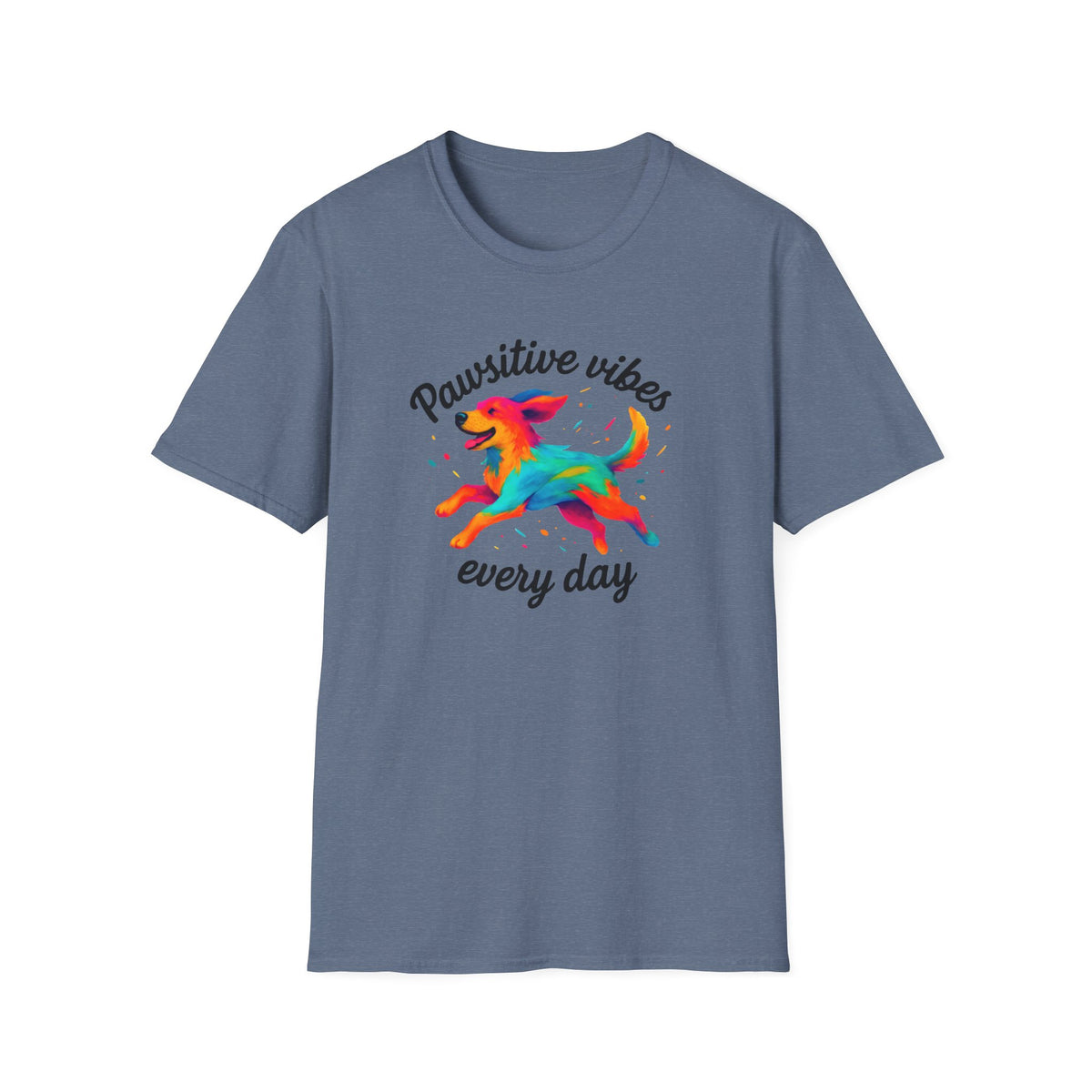 Colorful Running Dog T-Shirt