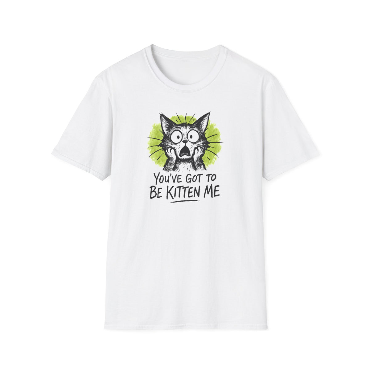 Shocked Kitten Expression T-Shirt